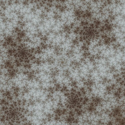 Cubic transformation applied to a dense fractal patterns