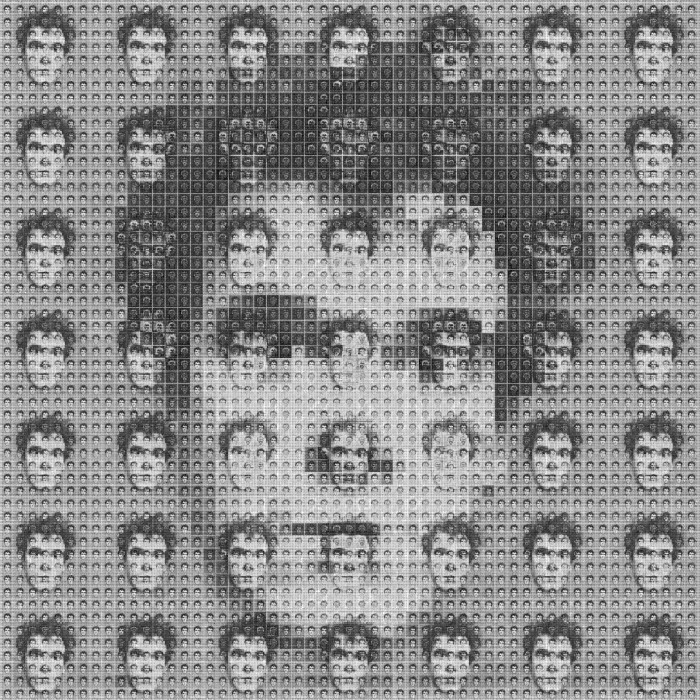 Algorithmic self-portrait by Samuel Monnier