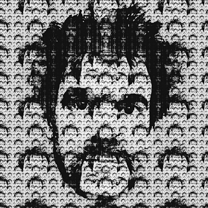 Algorithmic self-portrait by Samuel Monnier